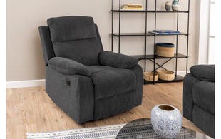 AC Design Sessel Mora Dunkelgrau, 89.5 x 95 x 98 cm