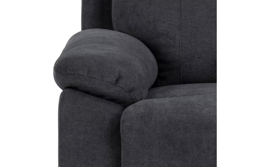 AC Design Poltrona Mora Grigio scuro, 89.5 x 95 x 98 cm