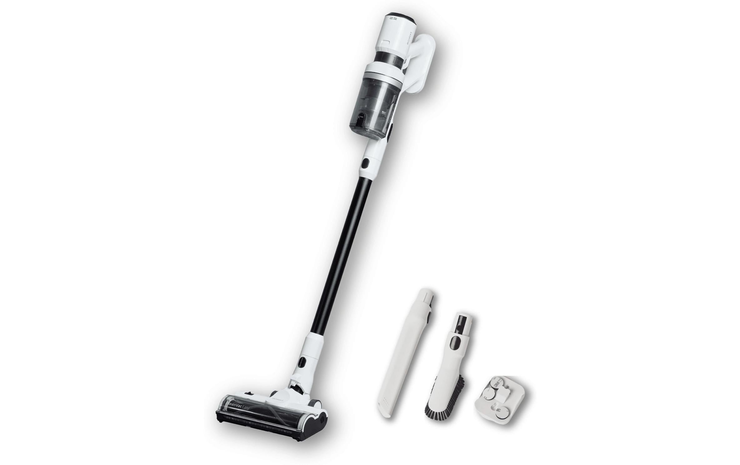 Ecofort Akku-Hand- und Stielsauger CleanVac Easy Weiss