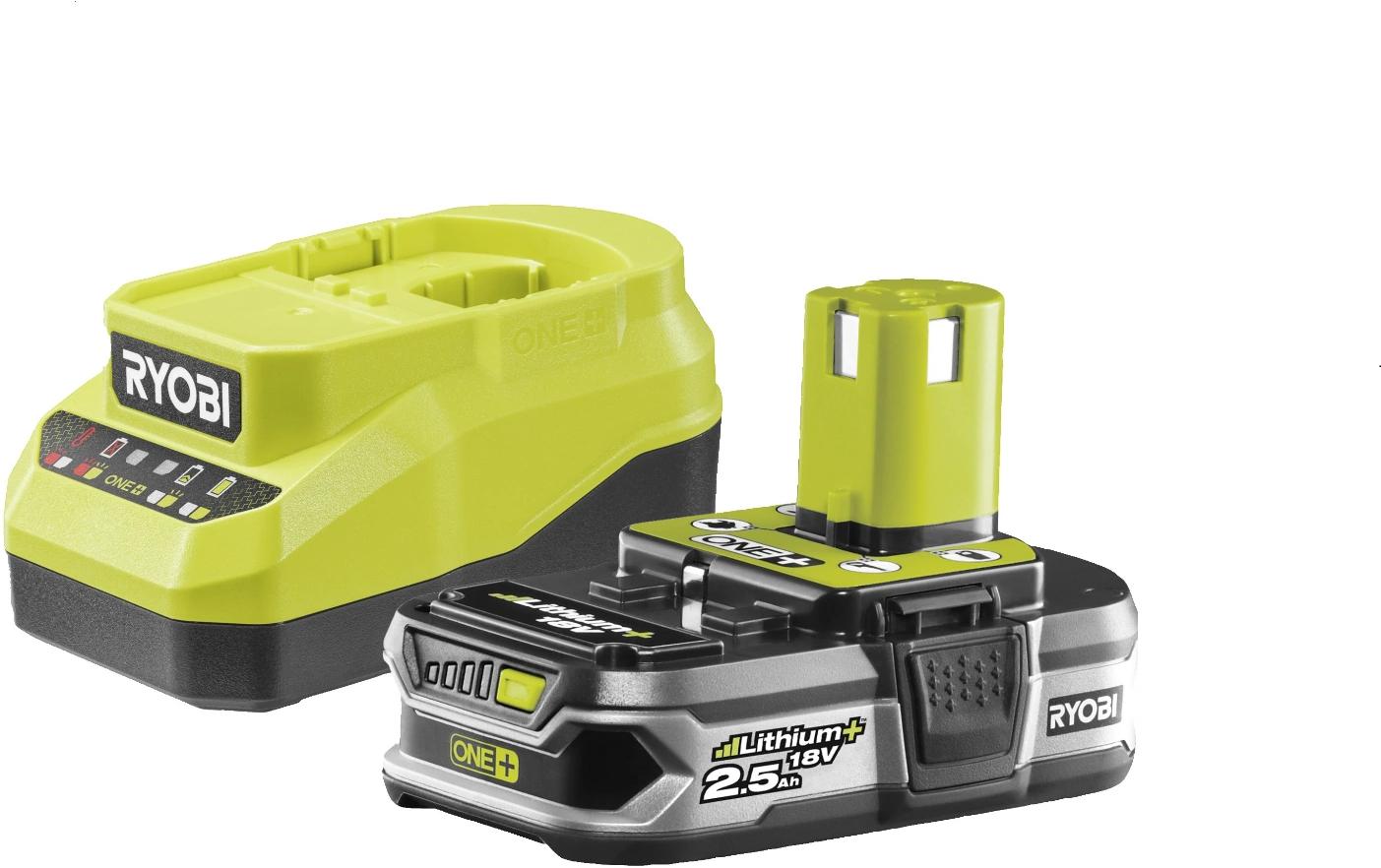 RYOBI Akku Starterset 18 V ONE+ 2.5 Ah
