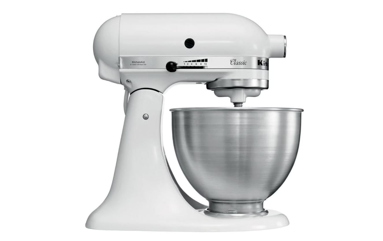 KitchenAid Küchenmaschine Classic 5K45SSSWH Weiss