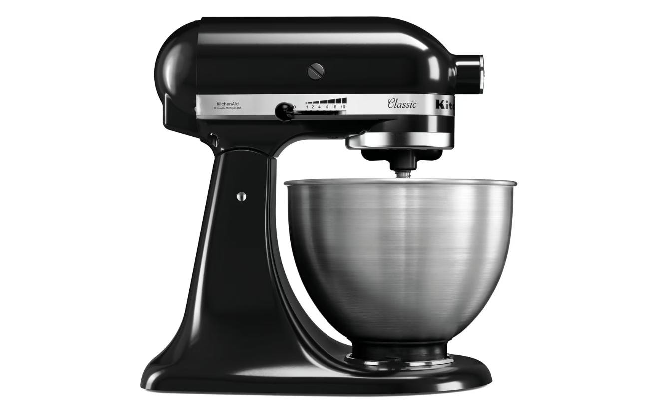 KitchenAid Küchenmaschine Classic 5K45SSSWH Schwarz