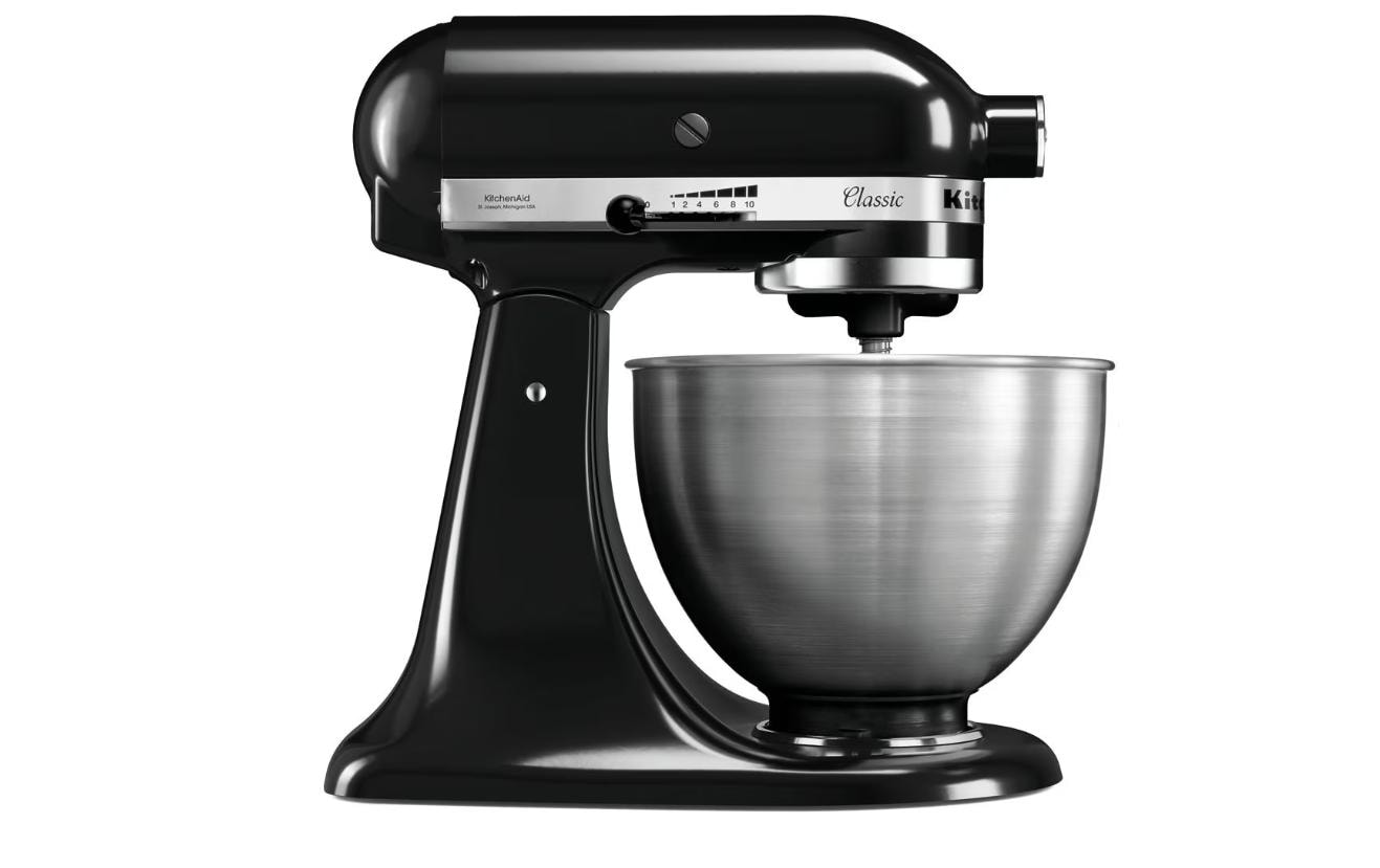 KitchenAid Küchenmaschine Classic 5K45SSSWH Schwarz