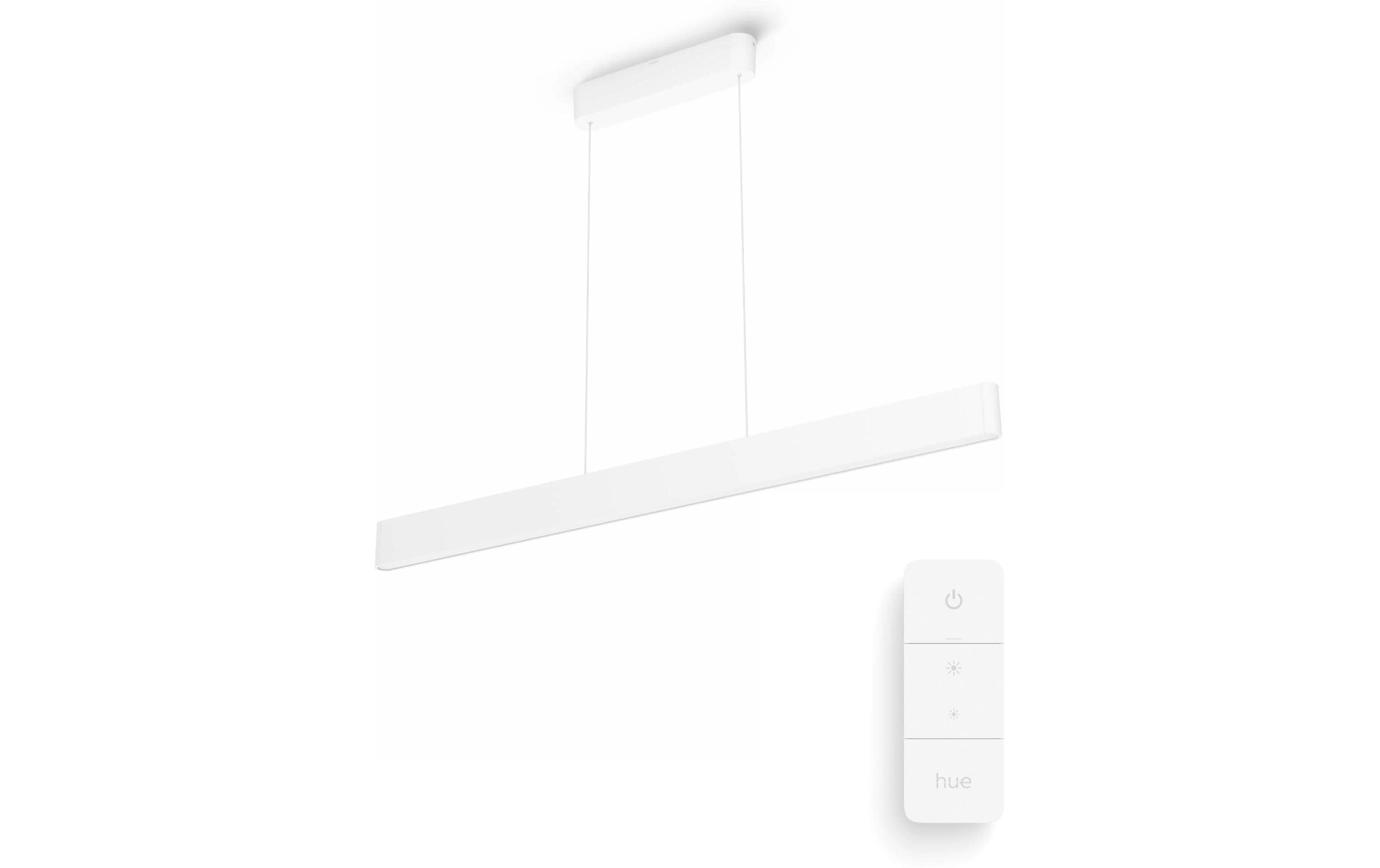 Philips Hue White Col. Amb. Ensis Pendelleuchte Weiss und DimmSwitch