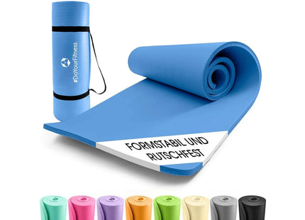 World Fitness Fitnessmatte Yamuna 183 cm x 61 cm, Blau