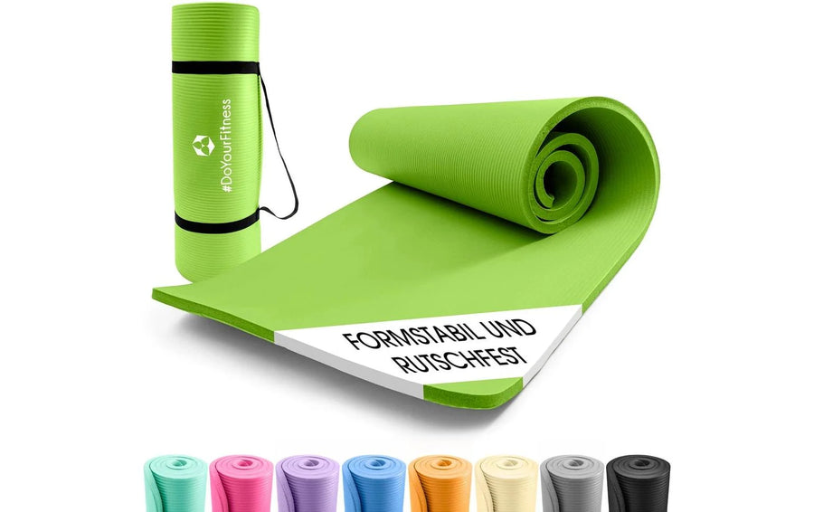 World Fitness Tappetino fitness Yamuna 183 cm x 61 cm, Verde