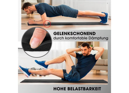 World Fitness Fitnessmatte Yamuna 183 cm x 61 cm, Schwarz