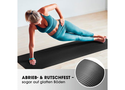 World Fitness Fitnessmatte Jivan 183 cm x 61 cm, Schwarz
