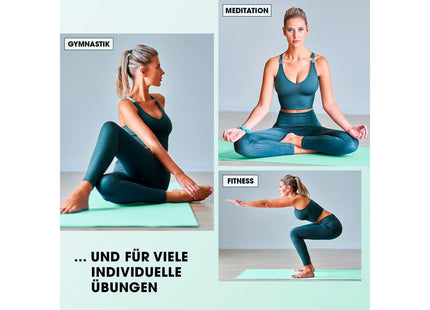 World Fitness Fitnessmatte Yamuna 183 cm x 61 cm, Türkis