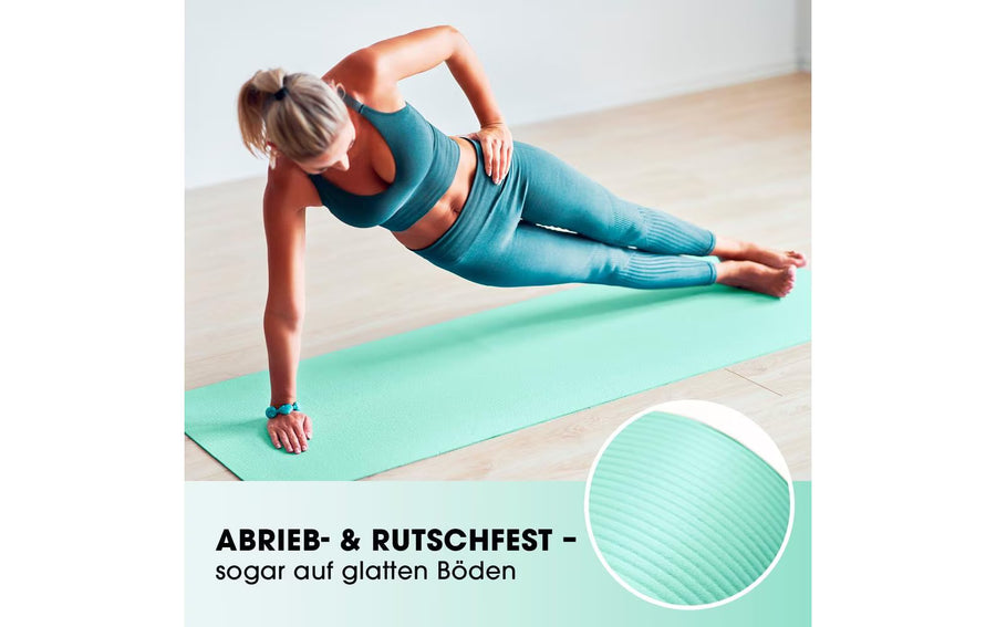 World Fitness Tappetino fitness Jivan 183 cm x 61 cm, Turchese