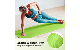 World Fitness Fitnessmatte Yamuna 183 cm x 61 cm, Grün