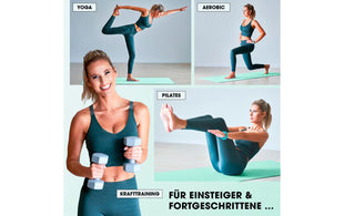 World Fitness Fitnessmatte Yamuna 183 cm x 61 cm, Türkis