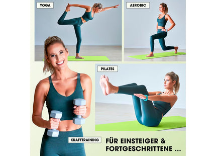 World Fitness Fitnessmatte Yamuna 183 cm x 61 cm, Grün