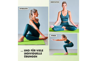 World Fitness Fitnessmatte Yamuna 183 cm x 61 cm, Grün