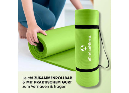 World Fitness Fitnessmatte Yamuna 183 cm x 61 cm, Grün