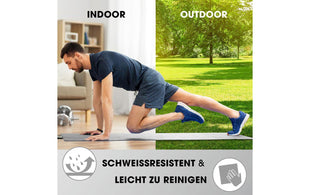 World Fitness Fitnessmatte Yamuna 183 cm x 61 cm, Grau