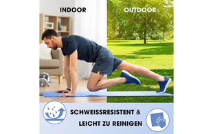 World Fitness Fitnessmatte Jivan 183 cm x 61 cm, Blau