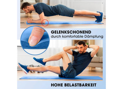 World Fitness Fitnessmatte Yamuna 183 cm x 61 cm, Blau
