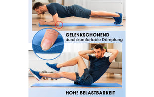 World Fitness Fitnessmatte Yamuna 183 cm x 61 cm, Blau