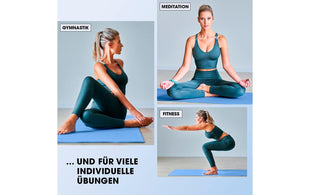 World Fitness Fitnessmatte Yamuna 183 cm x 61 cm, Blau