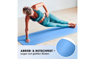 World Fitness Fitnessmatte Jivan 183 cm x 61 cm, Blau