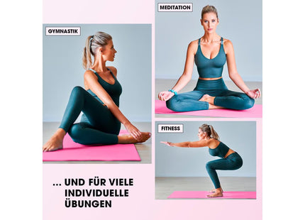 World Fitness Fitnessmatte Yamuna 183 cm x 61 cm, Pink