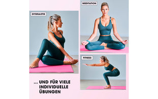 World Fitness Fitnessmatte Jivan 183 cm x 61 cm, Pink