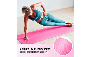 World Fitness Fitnessmatte Yamuna 183 cm x 61 cm, Pink