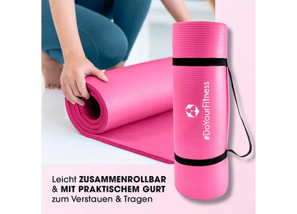 World Fitness Fitnessmatte Jivan 183 cm x 61 cm, Pink
