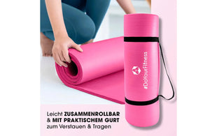 World Fitness Fitnessmatte Jivan 183 cm x 61 cm, Pink