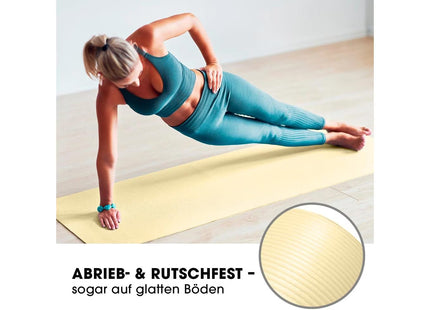 World Fitness Fitnessmatte Jivan 183 cm x 61 cm, Beige