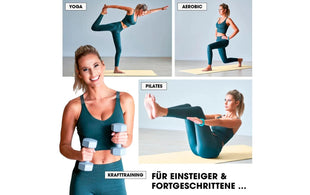 World Fitness Fitnessmatte Jivan 183 cm x 61 cm, Beige