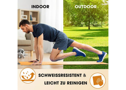 World Fitness Fitnessmatte Jivan 183 cm x 61 cm, Orange