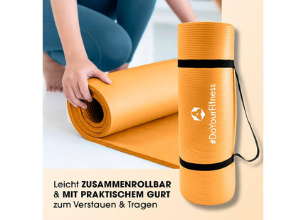 World Fitness Fitnessmatte Jivan 183 cm x 61 cm, Orange