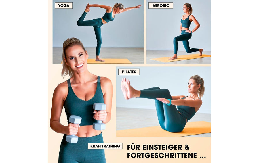 World Fitness Tappetino fitness Jivan 183 cm x 61 cm, Arancione
