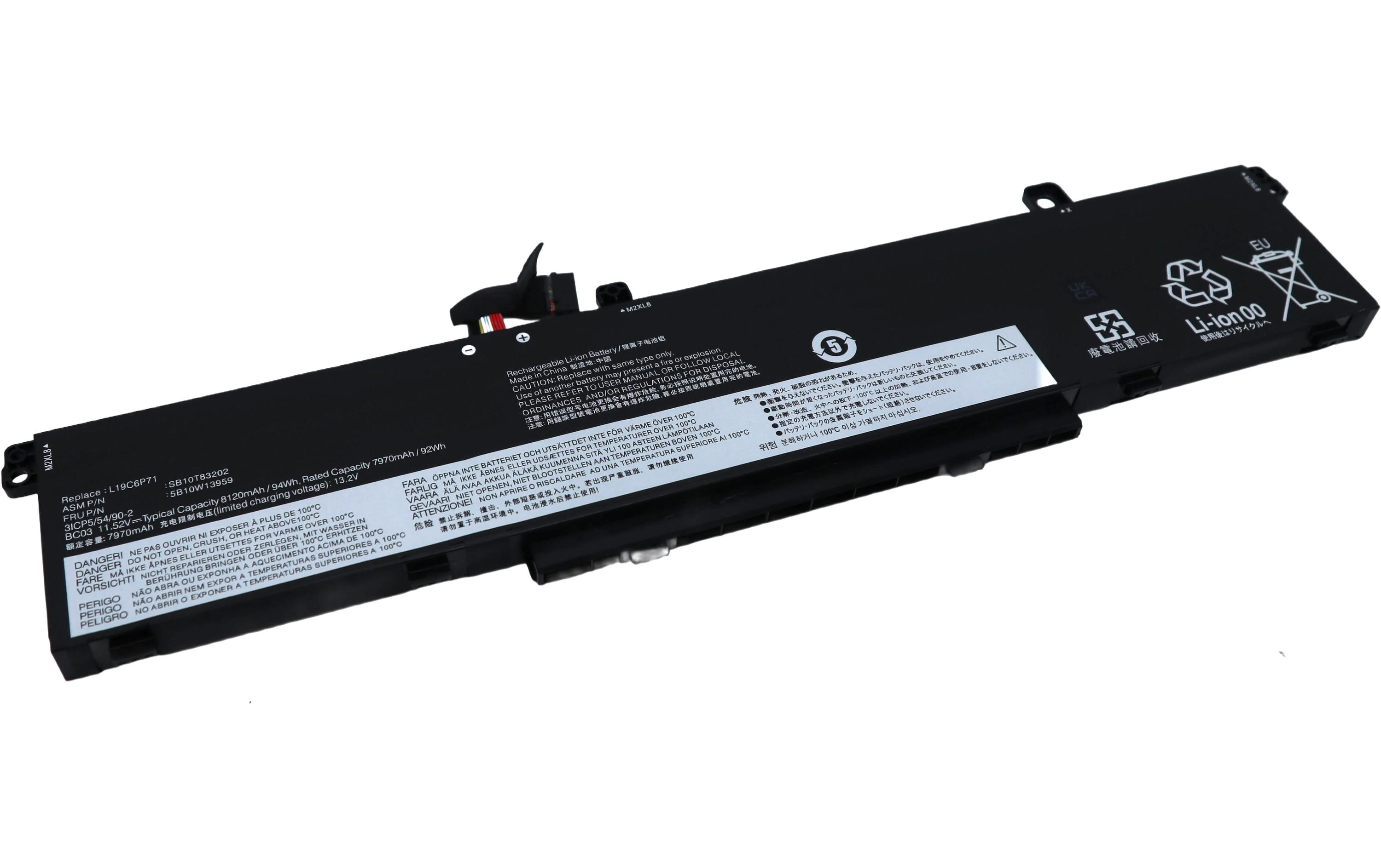 Vistaport Akku für Notebook Lenovo VIS-53-P15G1G2