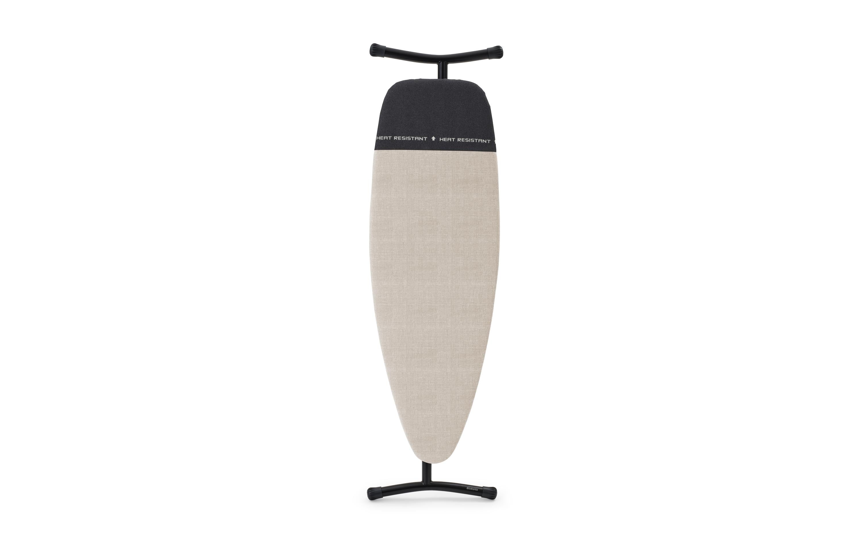 Brabantia Bügeltisch D 135 x 45 cm, Schwarz/Grau