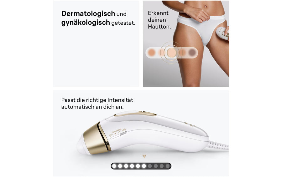 Braun IPL-Haarentferner Silk-expert Pro PL5431 mit 4 Aufsätzen