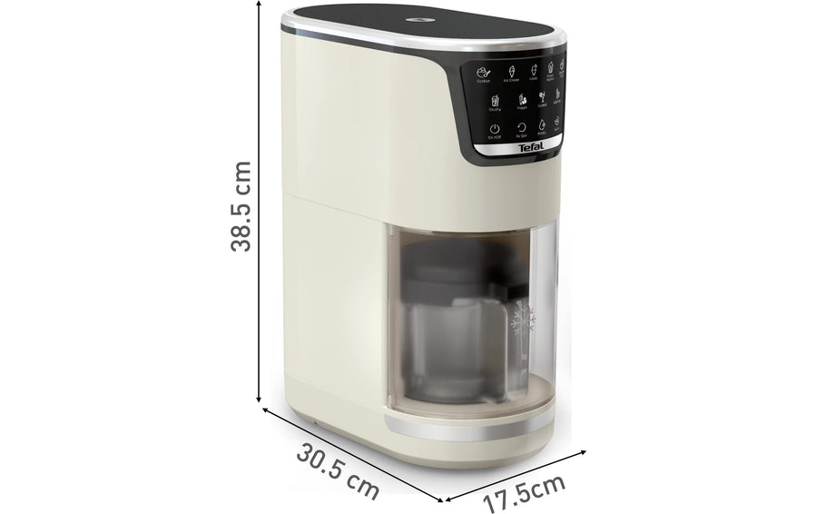 Tefal Eismaschine Dolci IG602A 1.4 l, Beige