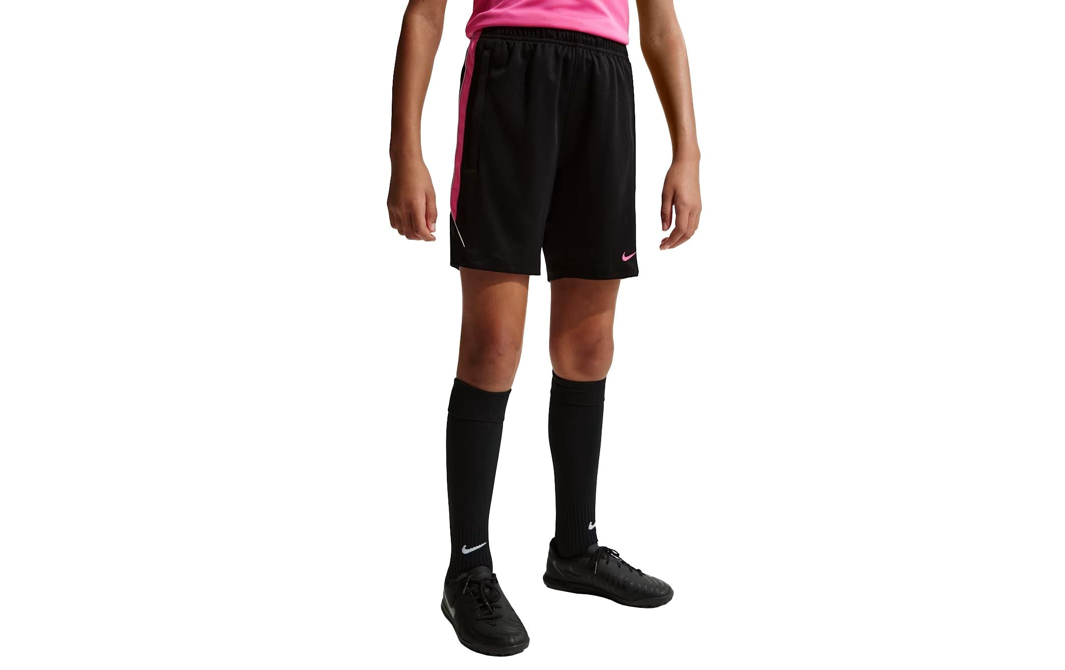 NIKE Fussballshorts Dri-FIT Schwarz/Pink, 137 - 147