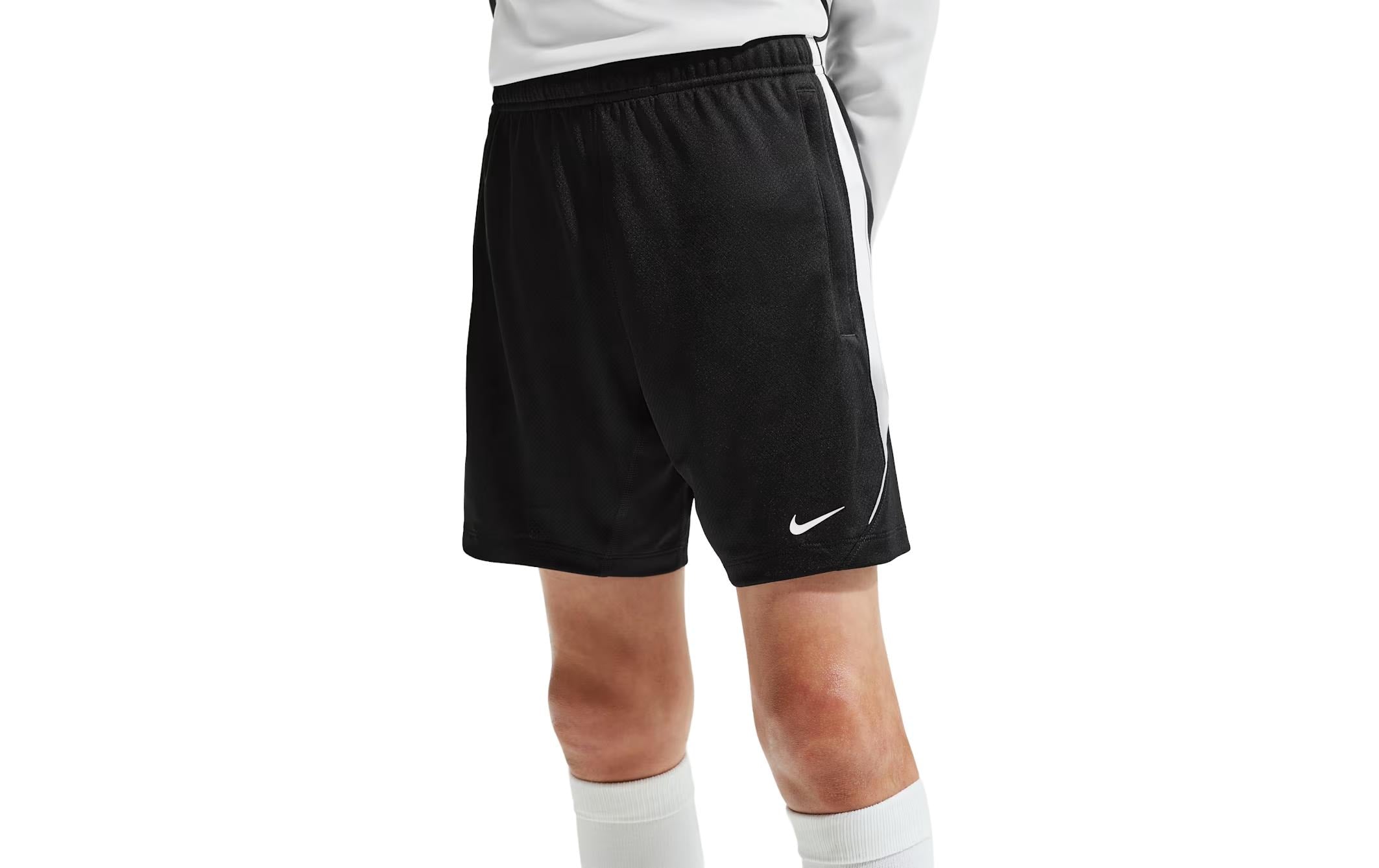 NIKE Fussballshorts Dri-FIT Schwarz/Weiss, 128 - 137