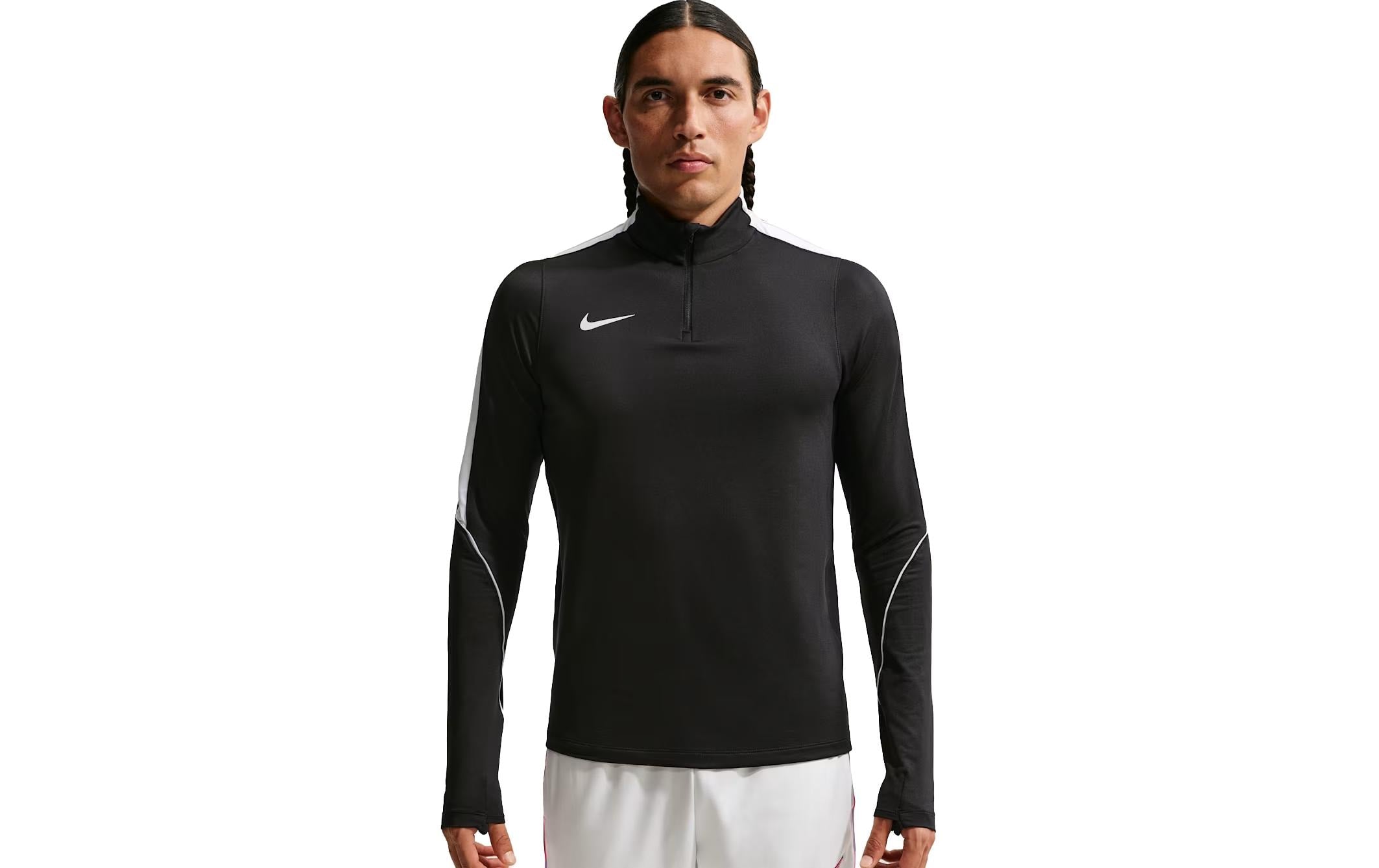 NIKE Fussball-Drill-Oberteil Strike Dri-FIT Schwarz/Weiss, L