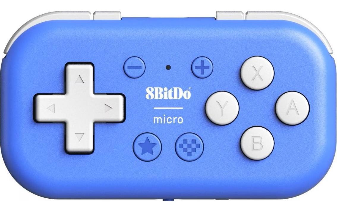 8bitdo Gamepad Micro Wireless Controller NSW2/NSW/Android Blau