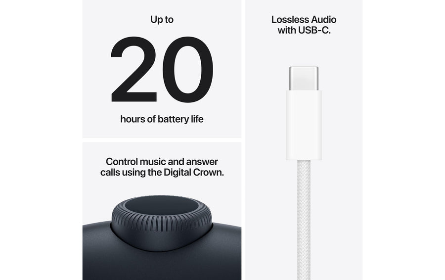 Apple Wireless On-Ear-Kopfhörer AirPods Max 2 Mitternacht - Foto 8