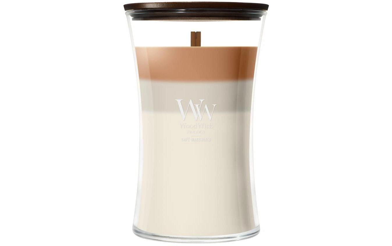 Woodwick Duftkerze Café Macchiato Trilogy Large Jar