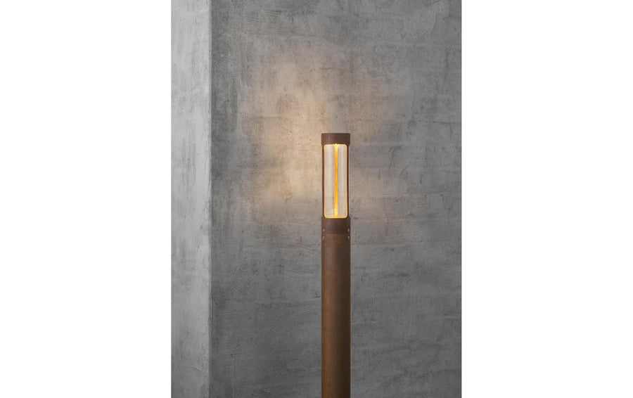 Nordlux Pollerleuchte Helix GU10, IP44, 230 V, Corten