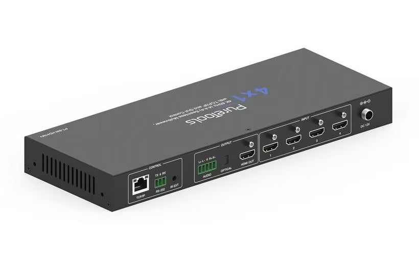 PureLink PureTools PT-SW-HD41 mV HDMI 2.0 Multi-View Switcher 4 x 1 4K 60 Hz