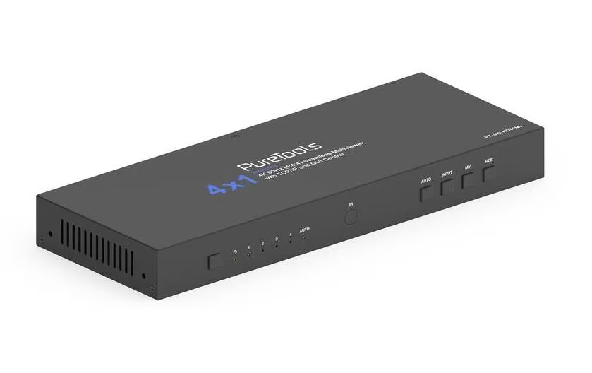 PureLink PureTools PT-SW-HD41 mV HDMI 2.0 Multi-View Switcher 4 x 1 4K 60 Hz