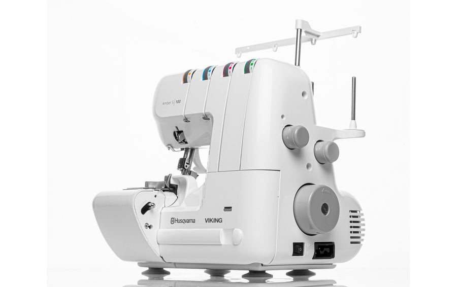 Husqvarna Overlock-Nähmaschine Amber S 100 Weiss - Foto 4