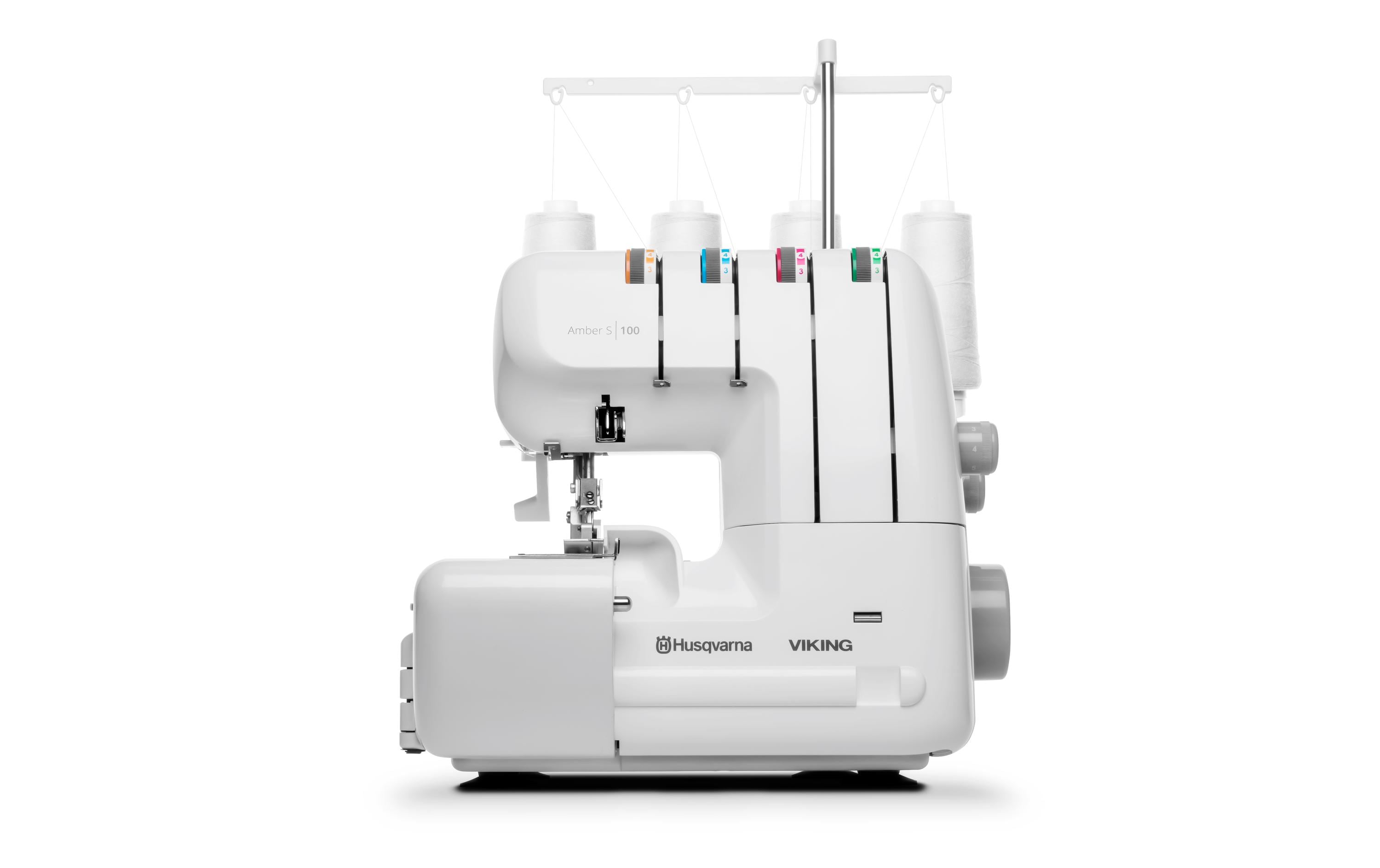 Husqvarna Overlock-Nähmaschine Amber S 100 Weiss